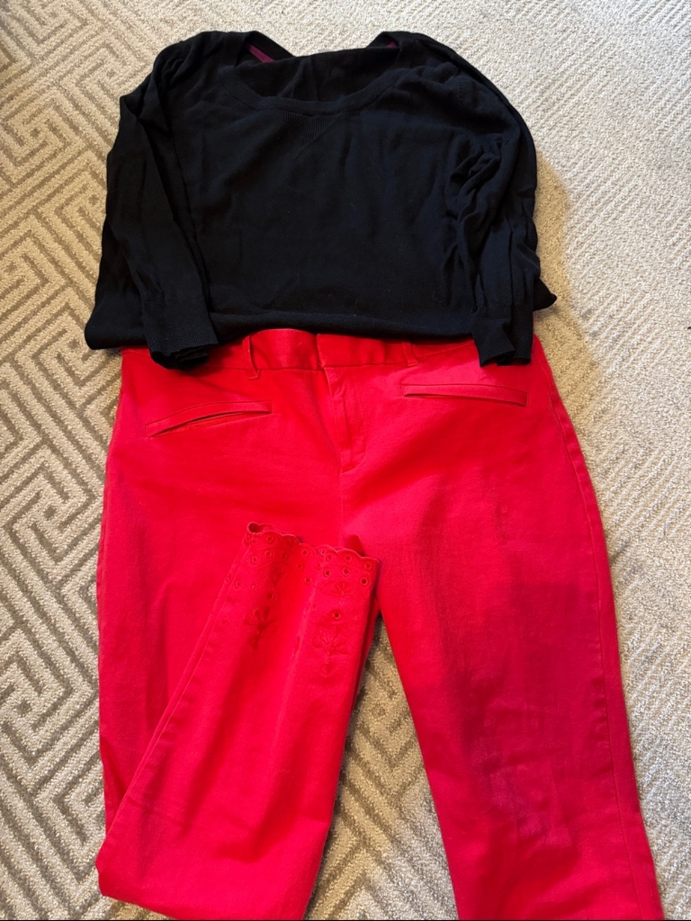 GAP  Ankle Pants 🍒 red